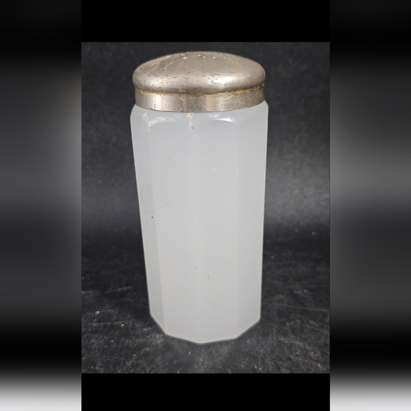 JHK‎ Opalescent Talcum Powder Barbershop/Salon Jar - Picture 1 of 7